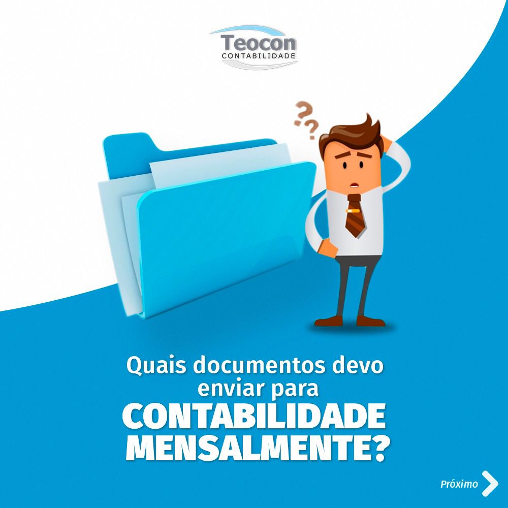 Quais documentos devo enviar para contabilidade?